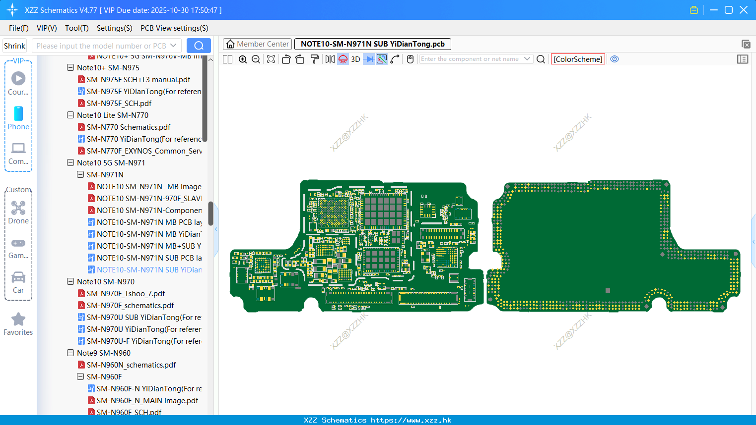 Samsung NOTE10-SM-N971N SUB bitmap